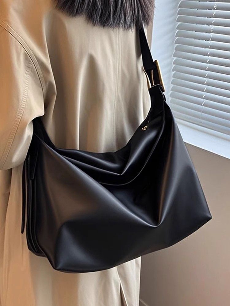 Zhao Zhaoyi's large-capacity tote bag for women, 2026 new premium genuine leather commuter crossbody bag